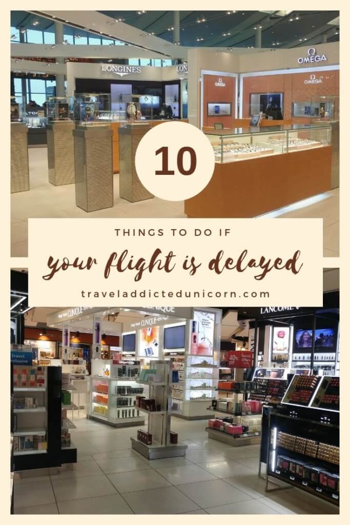 Pin: 10 things to do if your flight is delayed