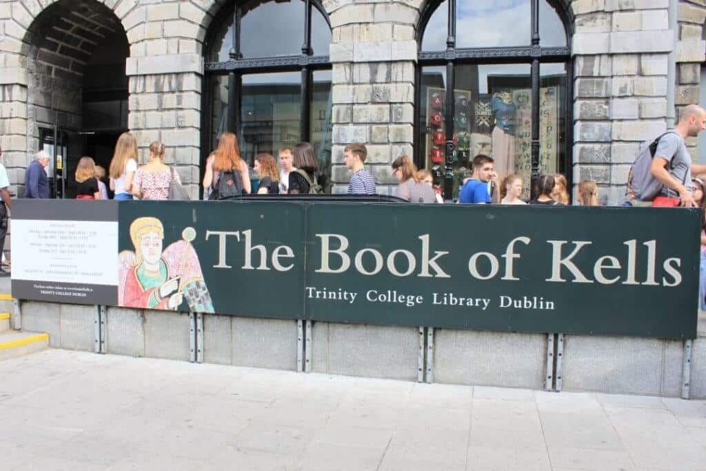 The Book of Kells is one of the places to visit in Dublin, Ireland
