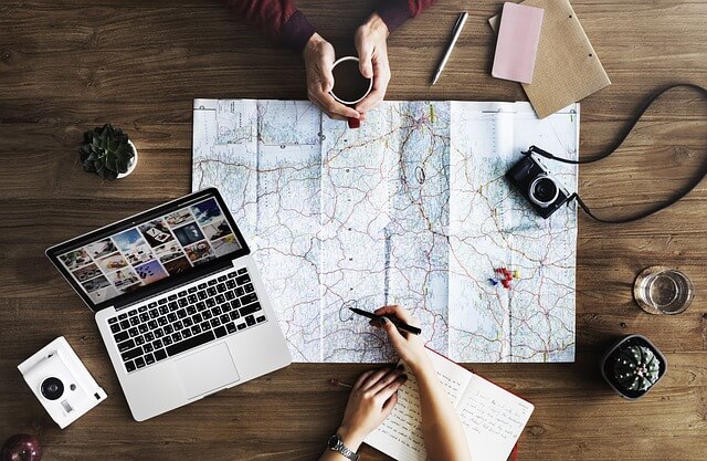 planning, maps, research