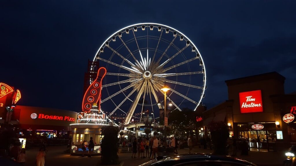 ferris wheel, Niagara Falls, main attractions, Niagara SkyWheel
