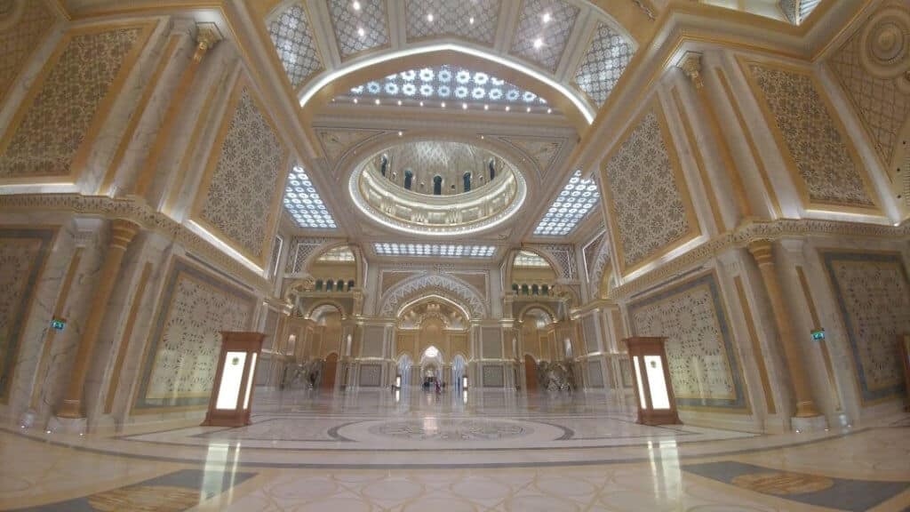 The Great Hall in Qasr Al Watan, Presidential Palace, Abu Dhabi