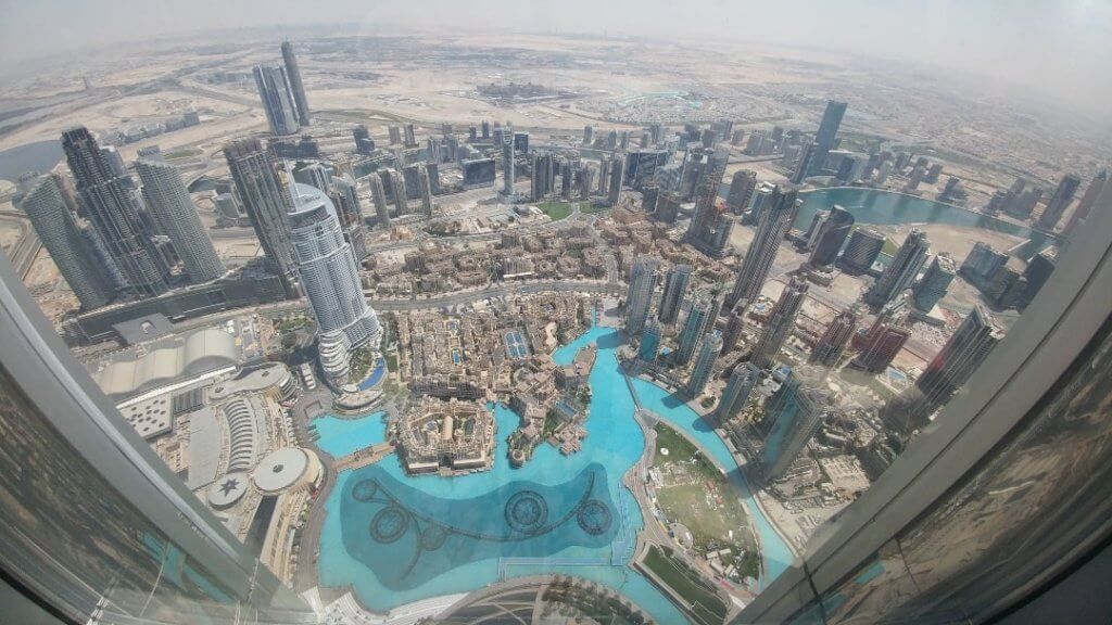 View from Burj Khalifa, Dubai city view