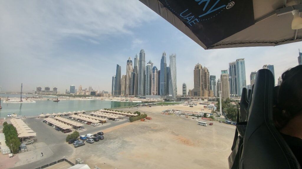 view, Dubai Marina, city