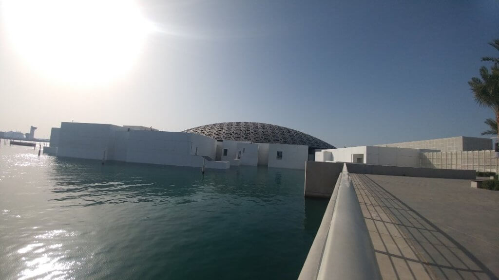 The Louvre Abu Dhabi dome, museum