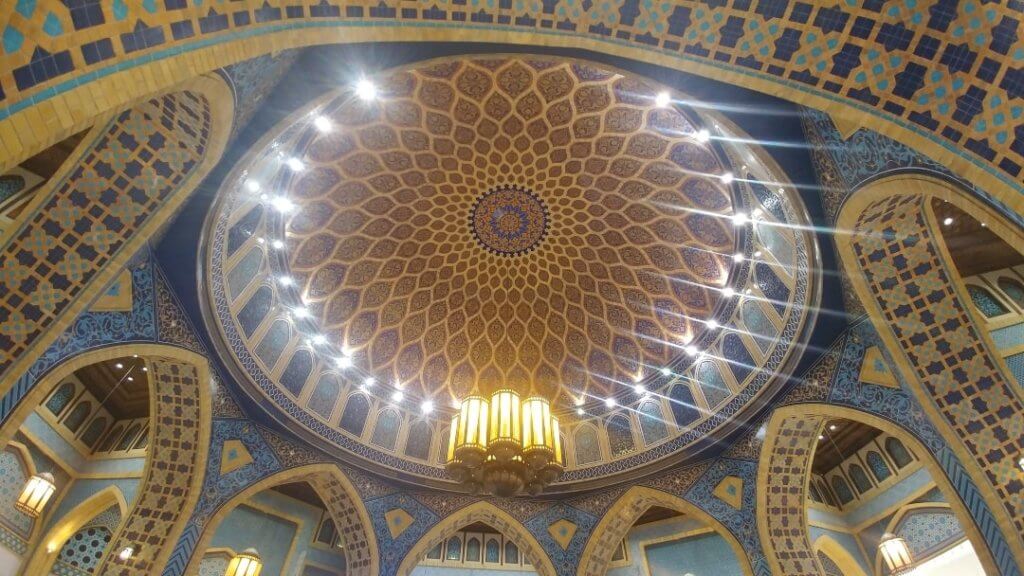 mall, Ibn Battuta Mall, ornate ceiling