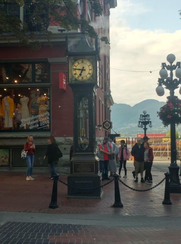 Things to do in Gastown - wait for the Steam Clock to chime every 15mins