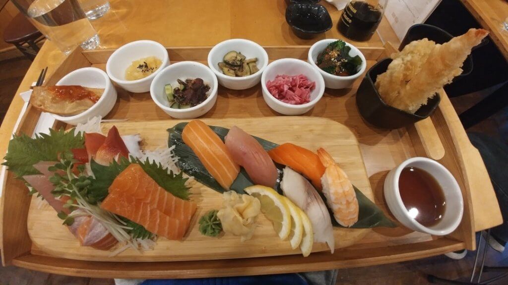 sushi, restaurant, food