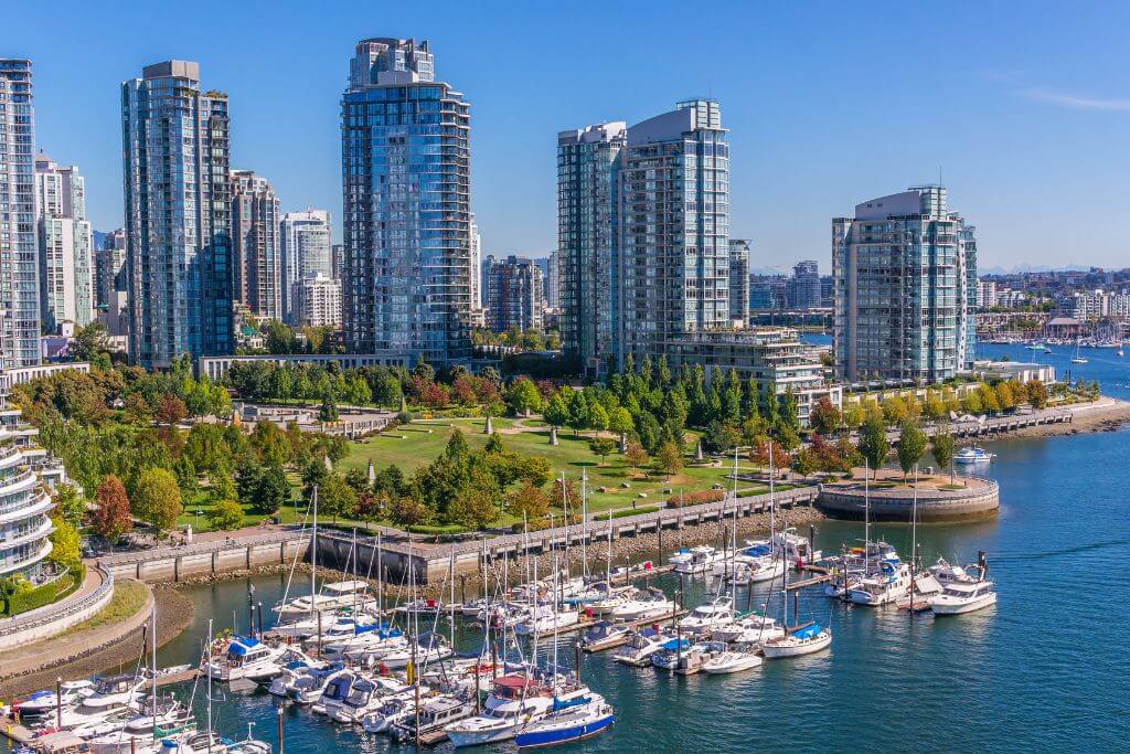 Vancouver, BC, British Columbia, city view, Canada