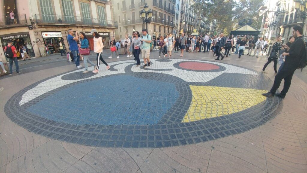 Miró Mosaic, La Rambla, Barcelona