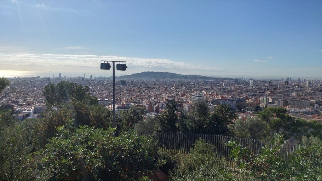 Turó de les Tres Creus, view, Barcelona, What to do in Park Guell 