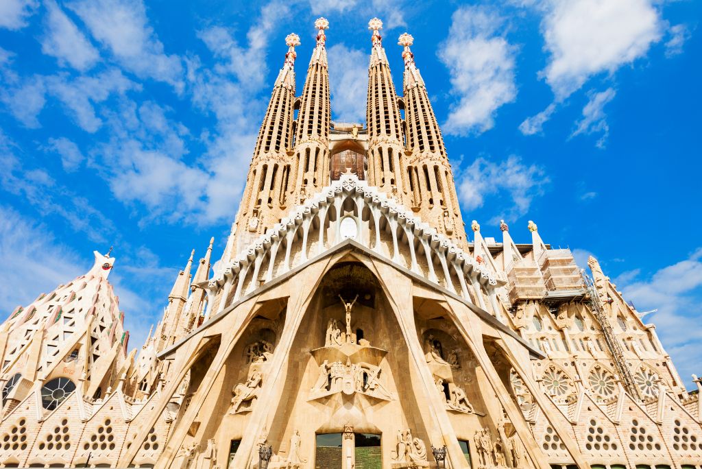 sagrada familia, The Passion Fasade on Sagrada Familia
