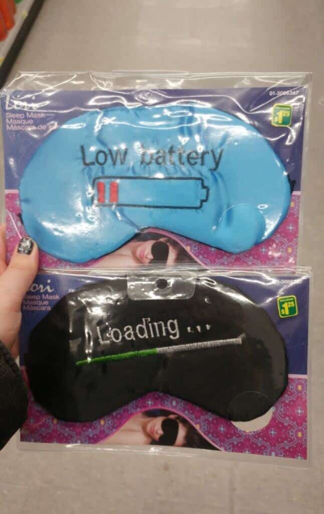 Sleep masks are some of the travel essentials to buy at the Dollar Store