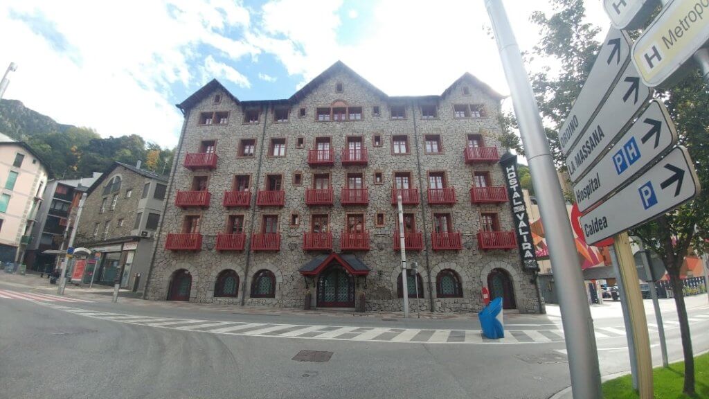 View of the Museo Carmen Thyssen in Andorra La Vella