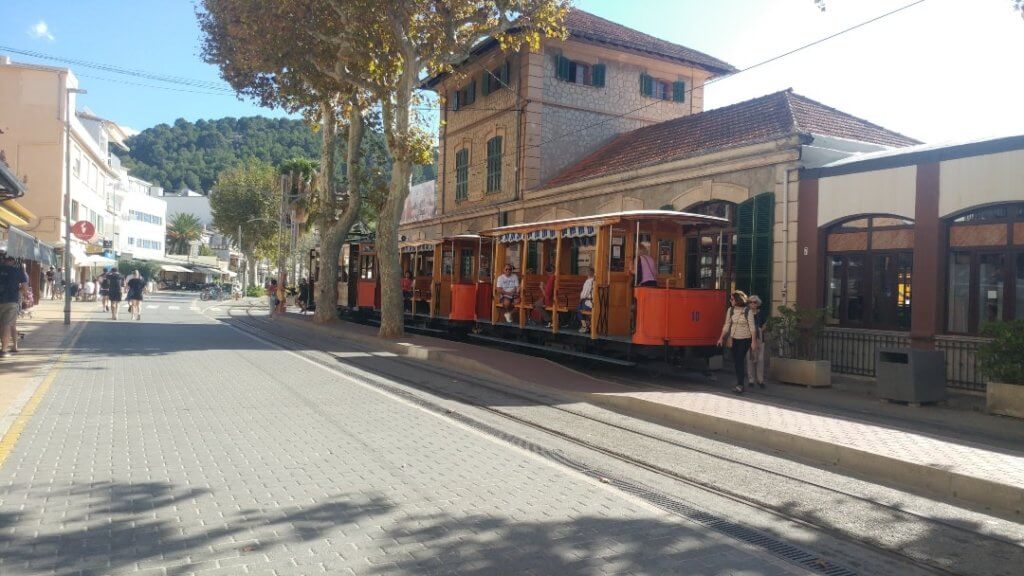 A Day Trip Around Mallorca, Port Soller, tram, things to do in Port Soller