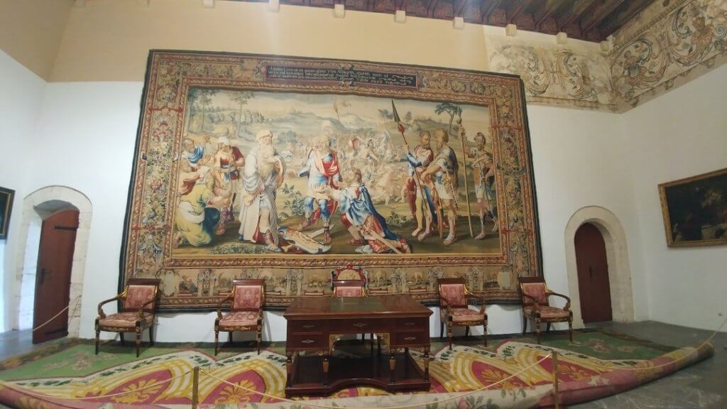 Royal Palace, tapestries, Palma de Mallorca, Spain, Mallorca must see