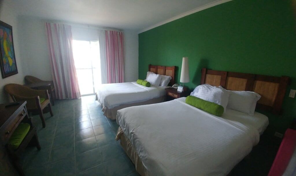 hotel room, queen beds, all-inclusive resort in Panama