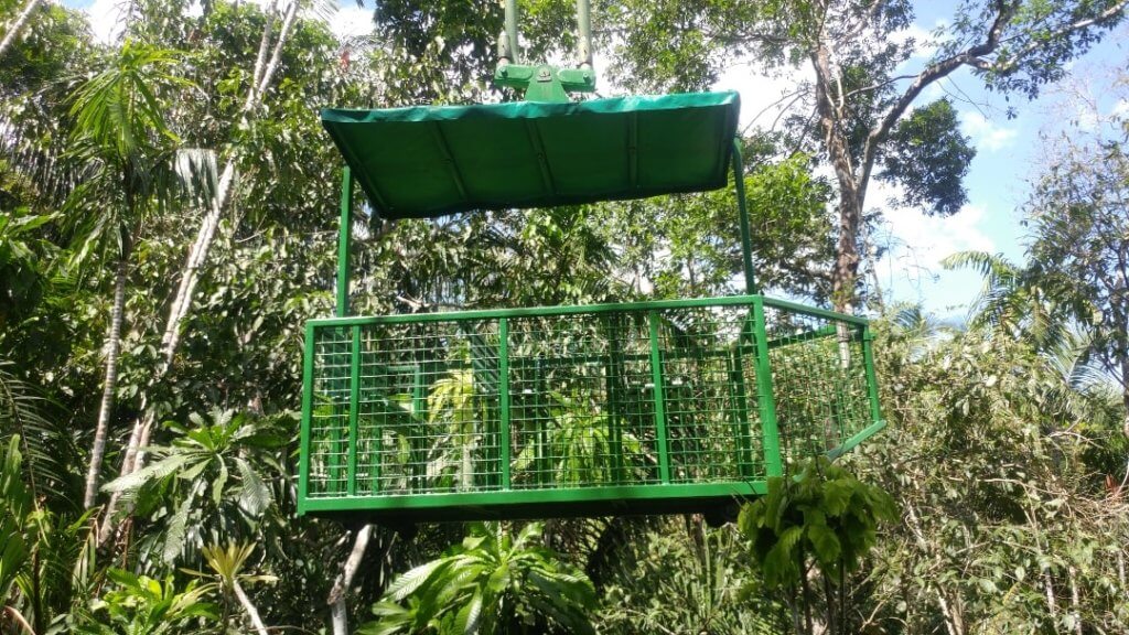 aerial tram, green, jungle, Panama, Panama jungle tours
