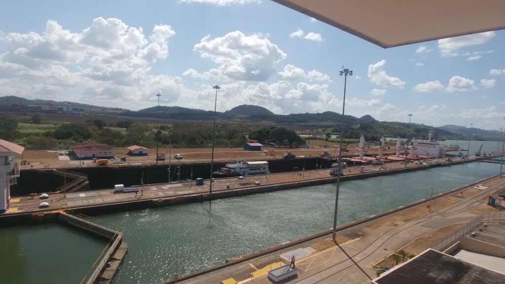 boats, Miraflores Locks, Panama Canal