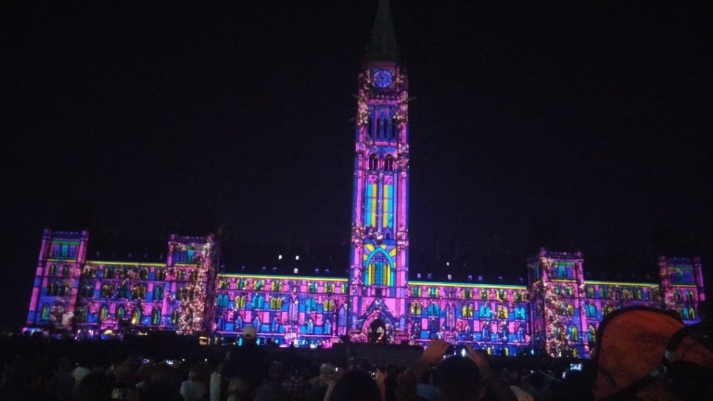 The Sound And Light Show, Parliament Hill, light show, attractions, Is Ottawa worth visiting