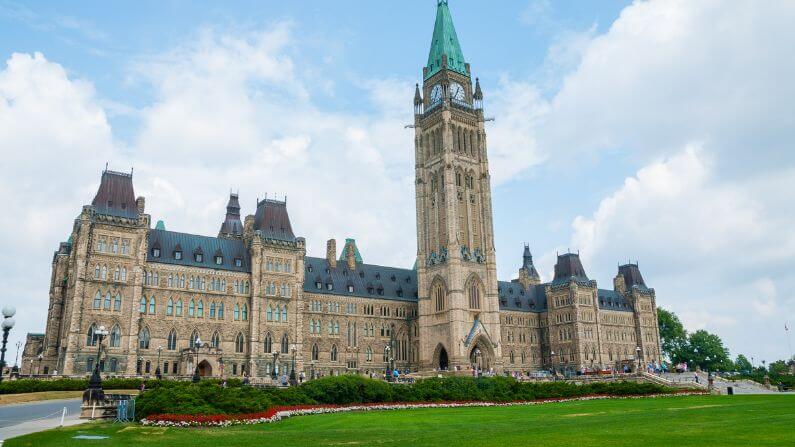 The Central Block, Parliament Hill, government building
