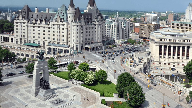 Confederation Square, Ottawa, capital, downtown