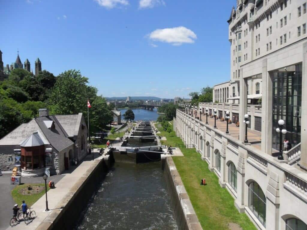 Rideau Canal, Rideau Locks, Ottawa, Canada