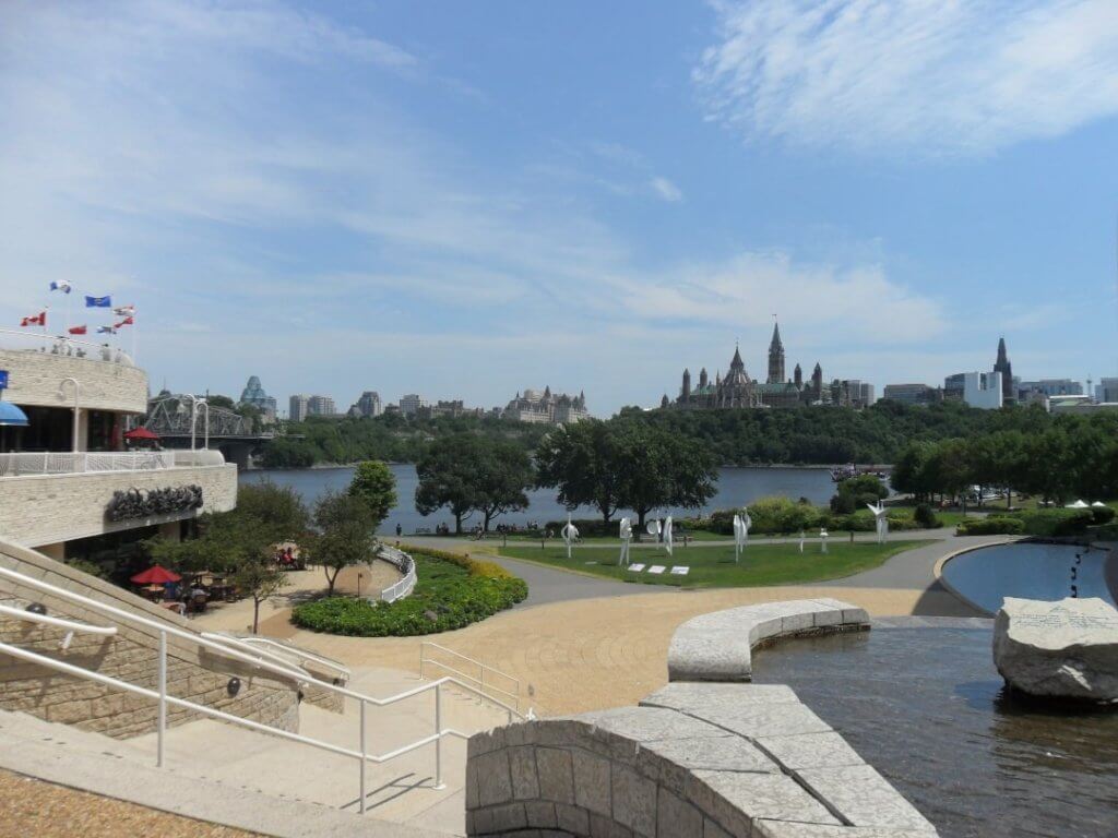 View towards Ottawa from the city of Gatineau, Quebec, Canada, Ottawa, capital, view 