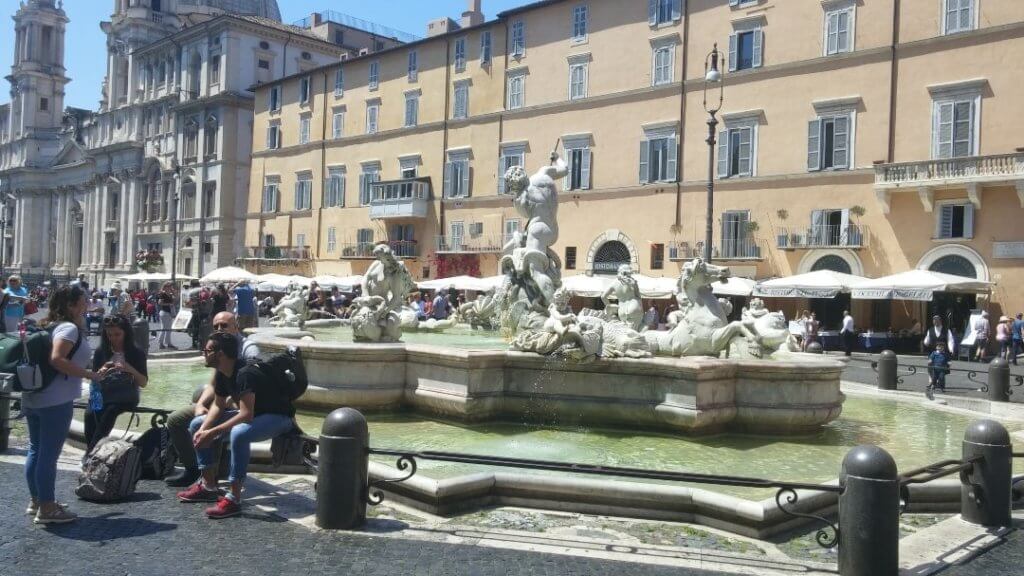 Piazza Navona, fountain, Fontana di Nettuno