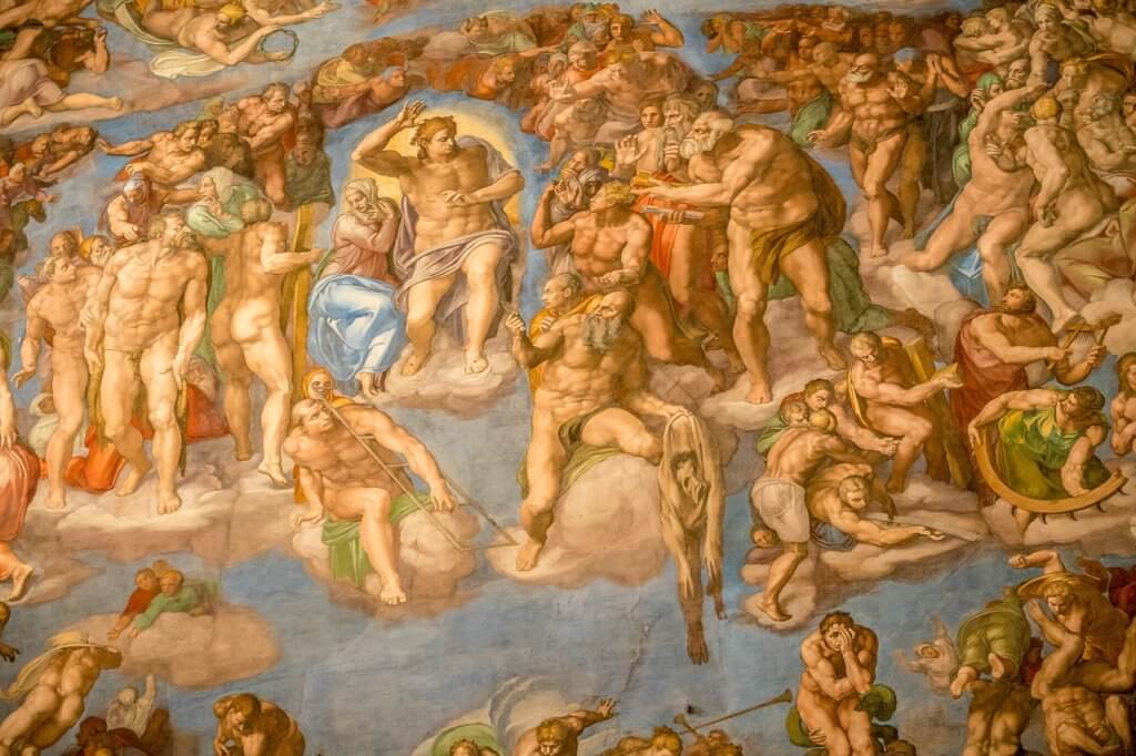 The Last Judgement, fresco, Sistine Chapel, Things to do in Vatican City