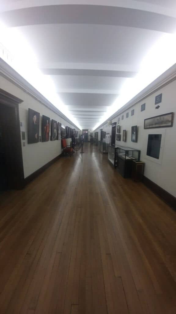 Queen’s Own Rifles Museum, third floor of Casa Loma, hallway, Inside Casa Loma