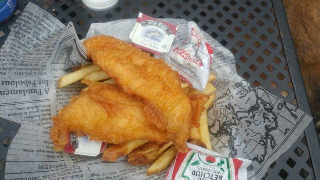 fish and chips, food