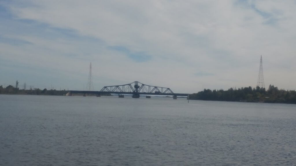 Swinging Bridge, Little Current, Ontario,  visit Manitoulin Island 