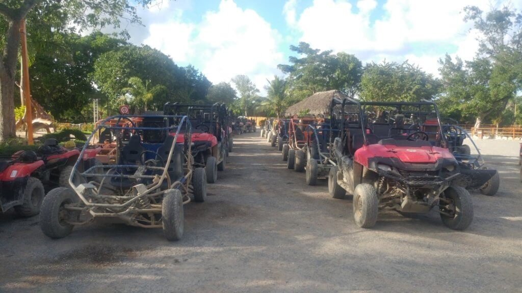 ATVs, dune buggies, driving, Domitai Park, Punta Cana