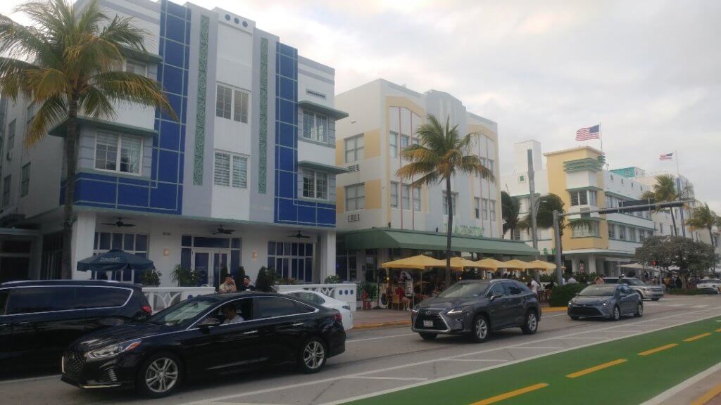 Walking up and down Ocean Drive is one of the free things to do in Miami Beach
