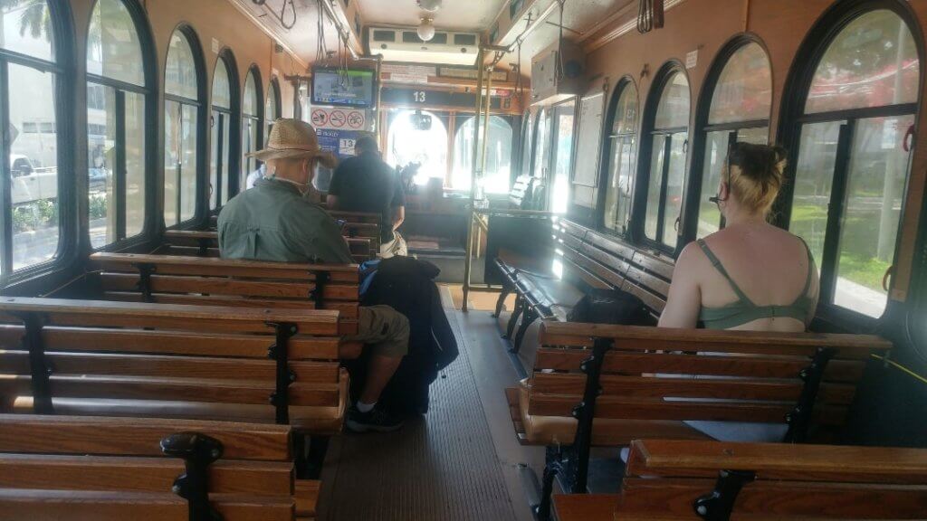 Free trolley in Miami Beach, transportation