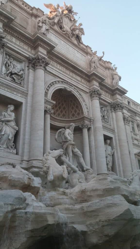 Trevi Fountain one of the main attractions in Rome, Sites to see in Rome, Italy
