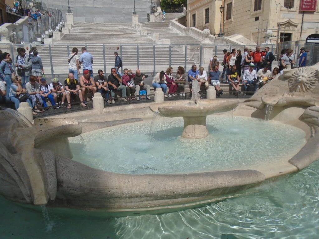 Fontana della Baraccia, Spanish Steps