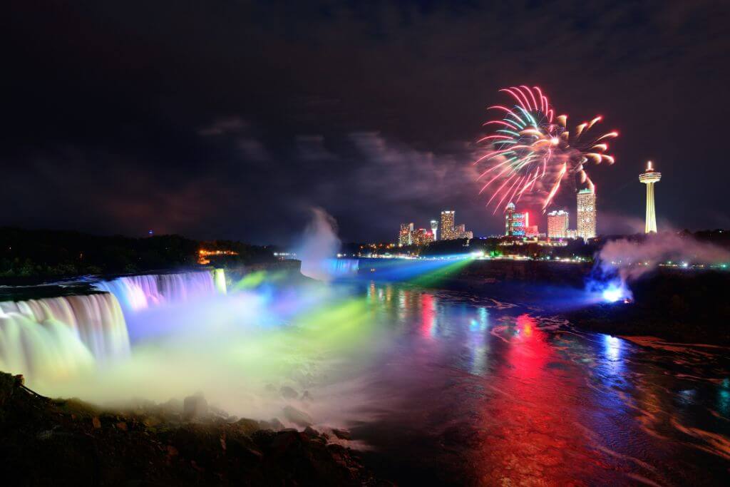 Fireworks/Illuminations in Niagara Falls