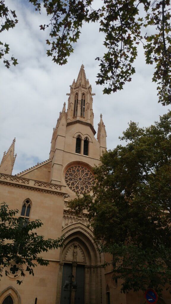 The Old Town is one of the top things you must see in Palma De Mallorca, church 
