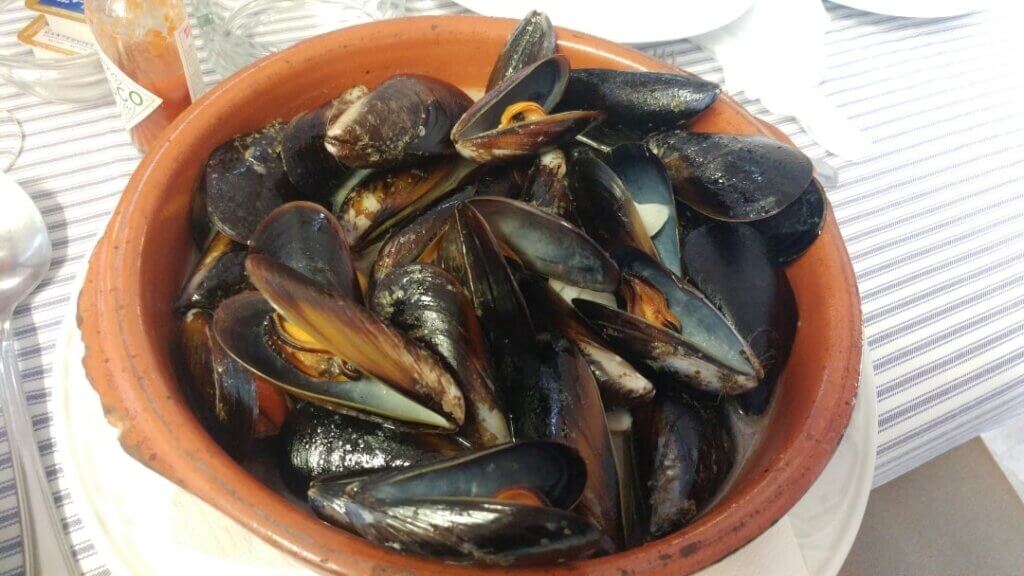 A bowl of mussels in Palma de Mallorca