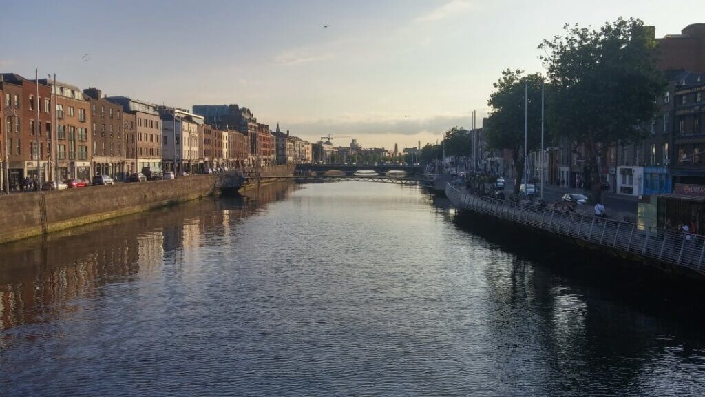 View of the river Liffey, Places to visit in Dublin