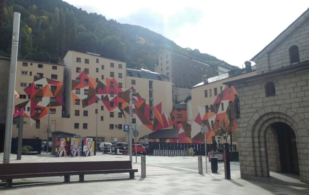 An interesting building in Andorra La Vella, Day Trip To Andorra From Barcelona, visiting Andorra
