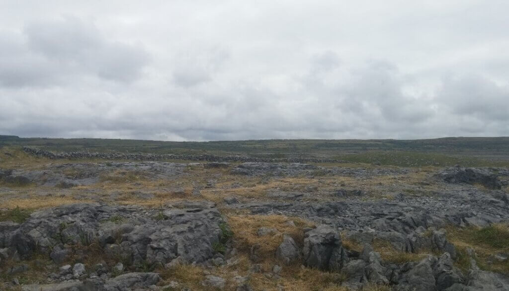 The Burren is one of the places to visit in Ireland, landscape, rocks