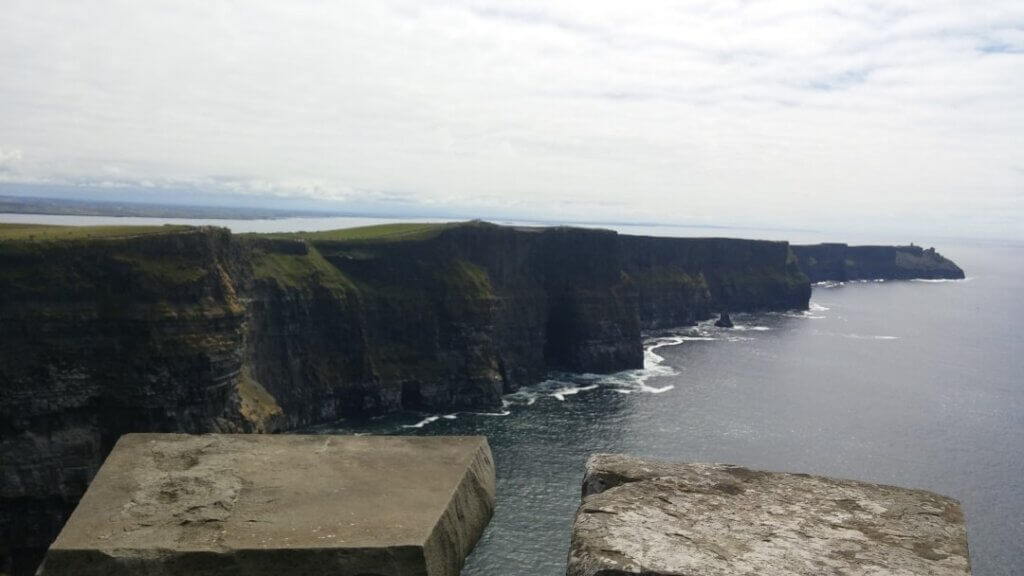View of the Cliffs of Moher from the O'Brien's Tower, Places to visit in Ireland