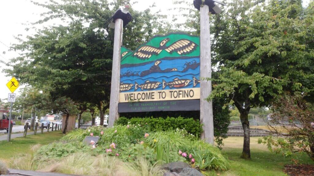Welcome to Tofino sign, British Columbia, Canada, Tofino, British Columbia, Canada