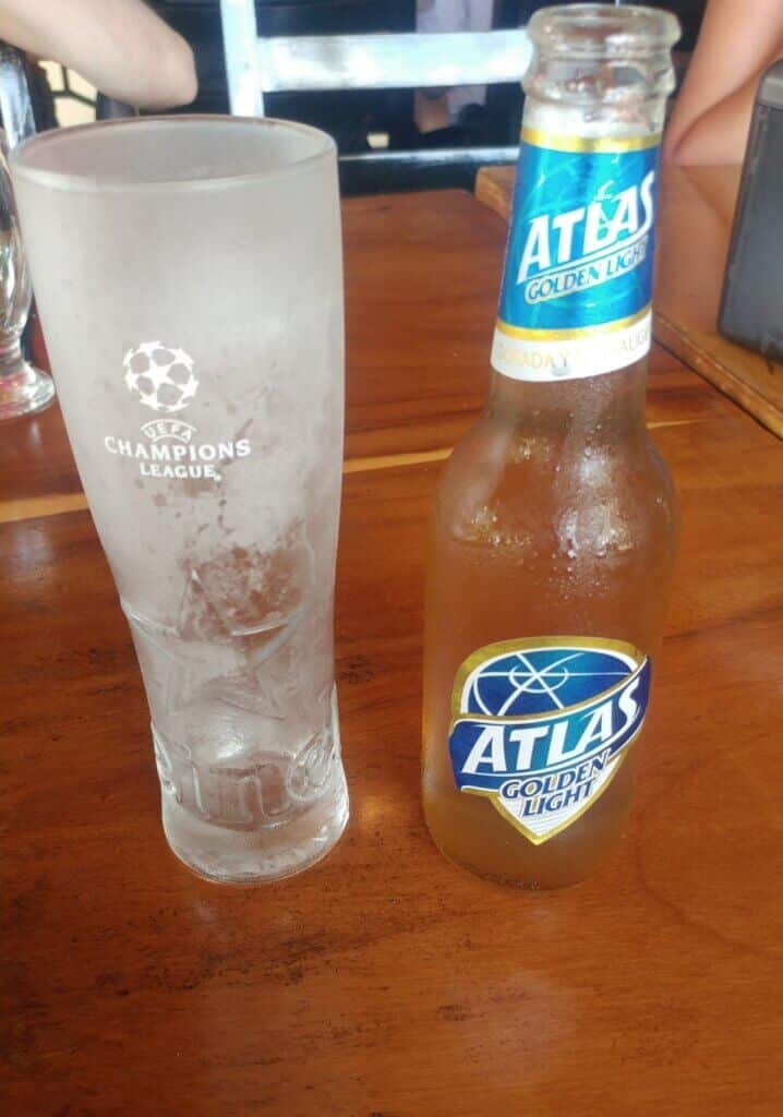 Panama beer for lunch on our Panama City tour