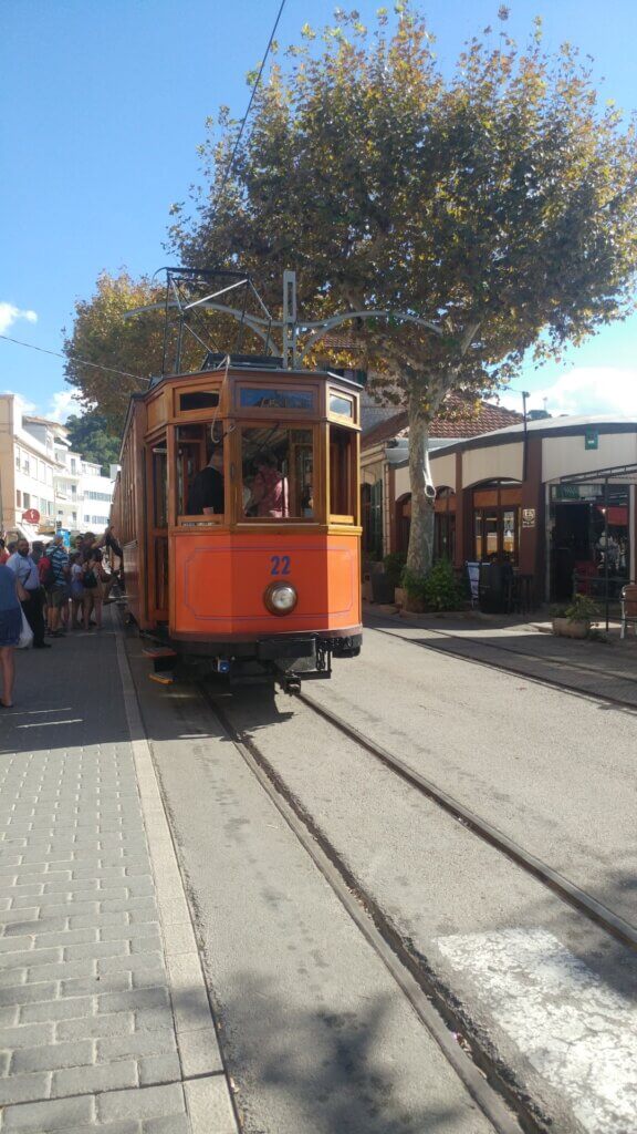 Port de Soller tram, streetcar, Mallorca