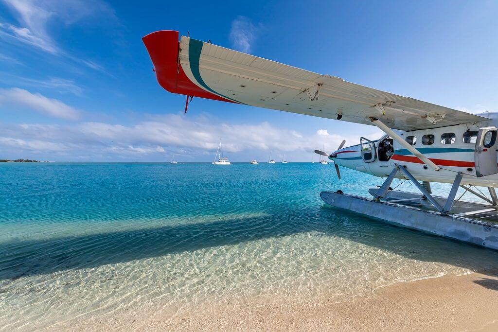 seaplane on a beach, take a seaplane tour in Key West, Key West, Florida