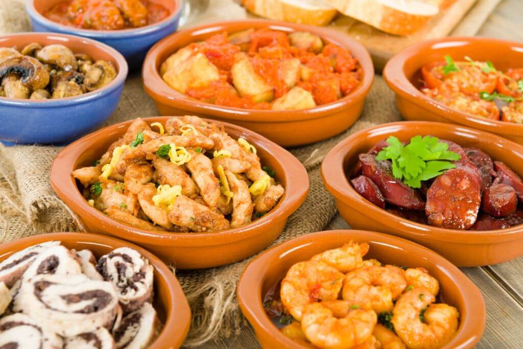 tapas, Spanish food, appetizers, starters, Foods & drinks to try in Spain 
