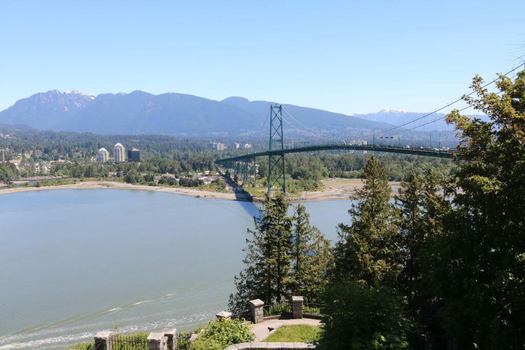 Lions Gate Bridge - it connects Vancouver to North Vancouver 
